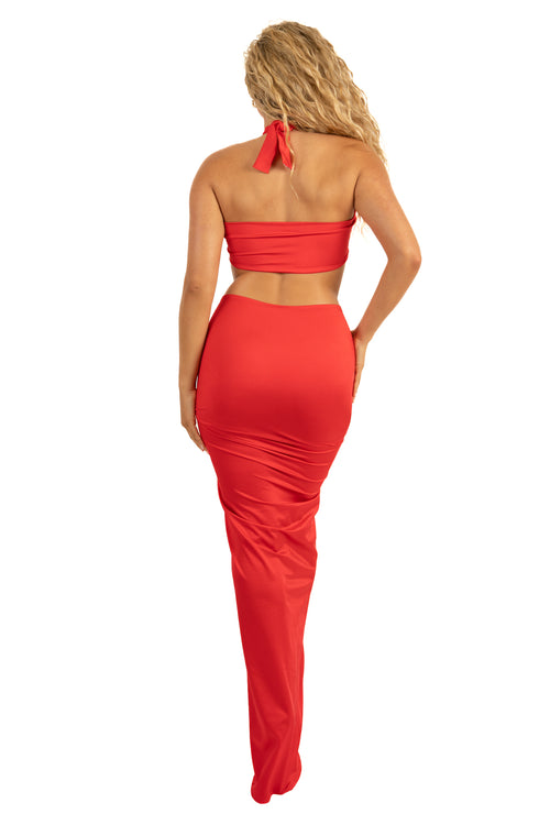 Maxi Skirt (Spartan Red)