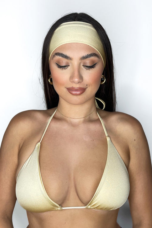 Stretch Headband (Frappé Nude)
